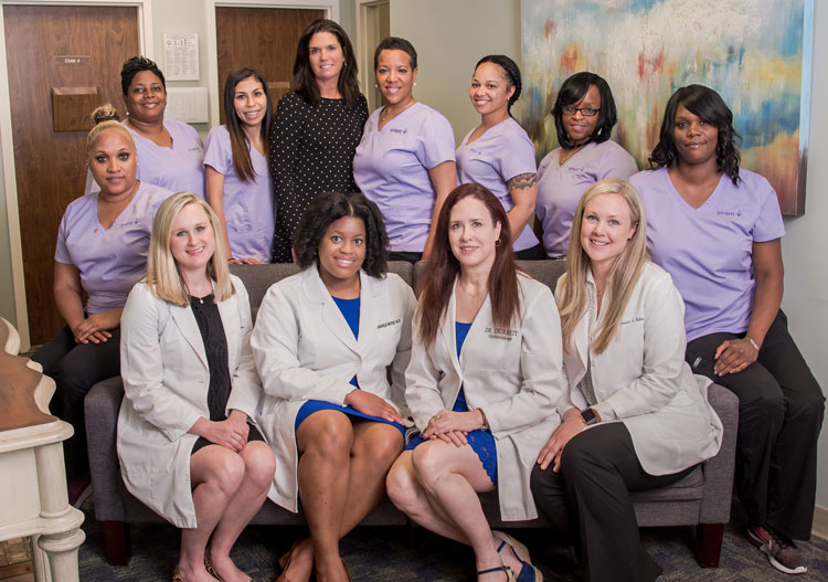 Avant Gynecology doctors, nurses, and staff.