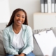 Young woman in therapy session