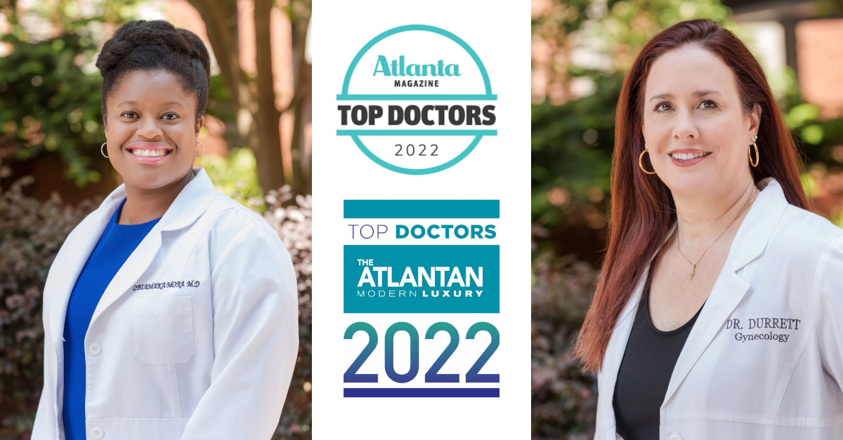 The Atlantan and Atlanta magazine recognize two Avant Gynecology